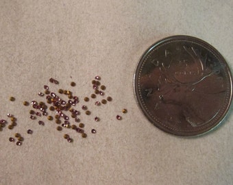 PP3 (1mm-1.1mm), Swarovski Chatons, Art 1100, Rose, Foiled - This is the Last Package of 20 Stones...