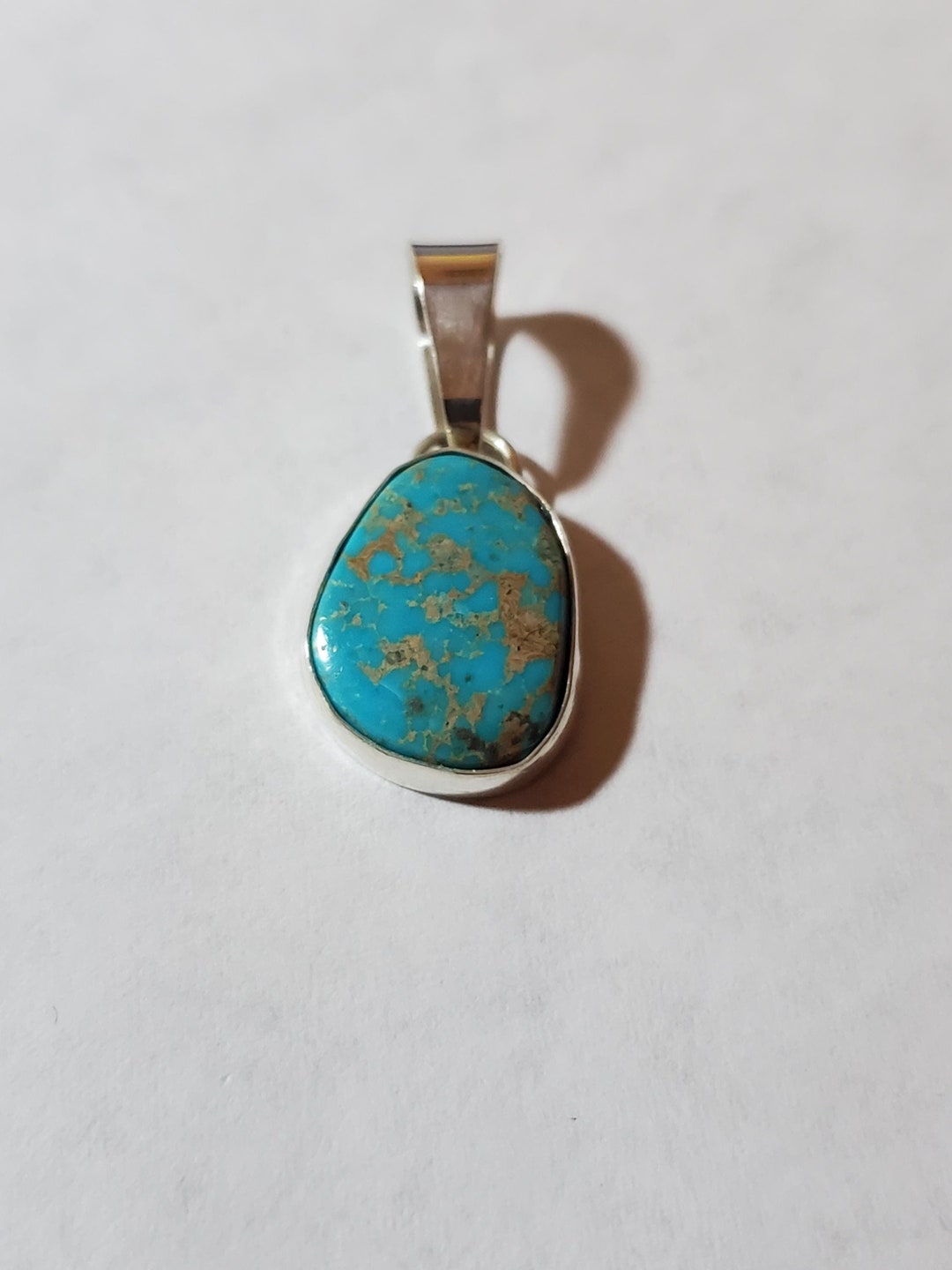 Turquoise Pendant. Rare Piece of Turquoise. Not Stabilized, All Natural ...