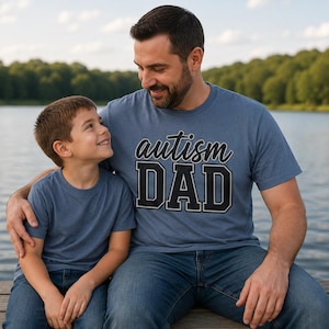 Autism Dad T-Shirt | Awareness Script and Special Needs
