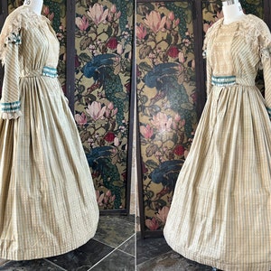 Victorian Wedding Dress Dated 1865 With Hand-written Note - Etsy