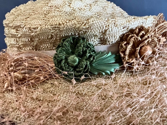 Set De 3 Sacs En Paille Synthétique - Vert - Fait Main à Madagascar - Pour Plage/vacances