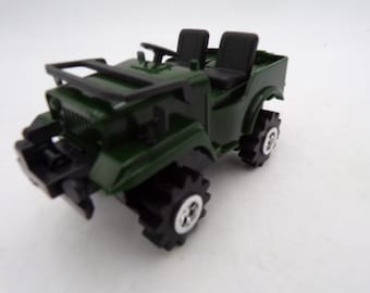 RARE Tsukuda Hobby 4WD Green Mitsubishi Jeep Schaper Stomper 4x4 Rough Riders