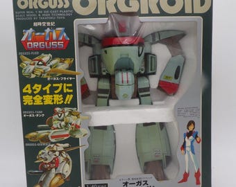 80's Takatoku Japan DX Orguss 1/40 Orgroid Green Canopy MIB Robotech Macross
