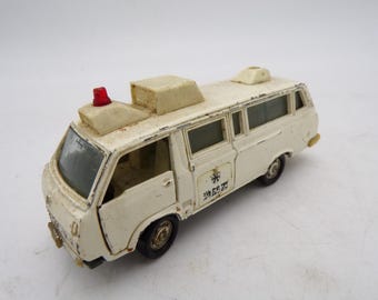 70's Tomica Japan No 12 Dandy Diecast 1/52 Toyota Ambulance RH18V