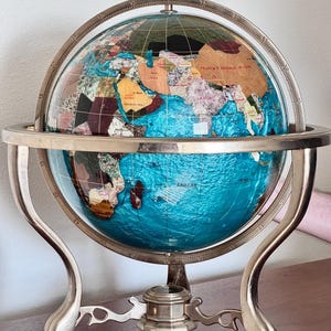 【GEMSTONE GLOBE】 地球儀 アンティーク パワーストーン 希少 Vintage Gemstone Globes - Etsy