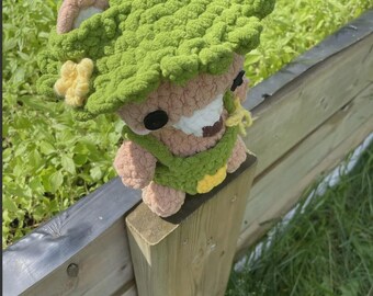 KAKI The Bear - Handmade Crochet Amigurumi Bear Plushie With Removable Clothes And Hat