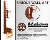 Bow Hunter in a Tree - Metal Saw Wall Art Gift for Lovers of the Outdoors