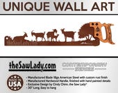 Goats in the field - Metal Saw Wall Art Gift for Farmers and Ranchers - Made to Order