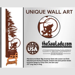 Werewolf Howling at the Moon - Metal Saw Wall Art Gift for Horror Fans, Rustic - Made to Order