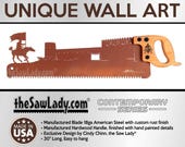 Al Zubara Fort and Rider Metal Wall Art with Arabic Theme - Qatar