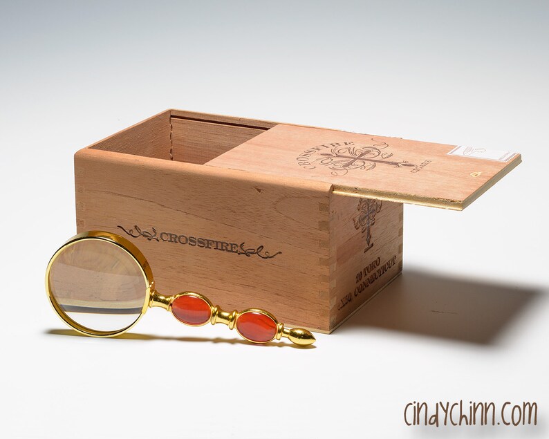 Vertical Crossfire Cigar Box Frame For Carved Pencils Silver 50 Off If You Purchase An Original Cindy Chinn Pencil
