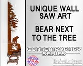 Bear Paw - Metal Saw Wall Art Gift for Wildlife Lovers, Rustic- Made to Order