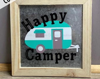 Happy Camper Custom Sign