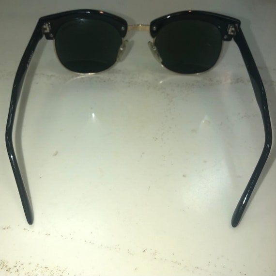 Budweiser Sunglasses Black and Gold Clubmaster St… - image 5