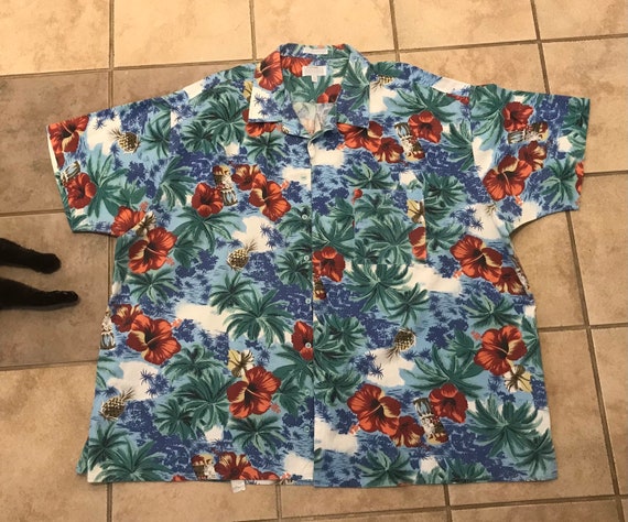 4XL Hawaiian Shirt by King Size for Big 