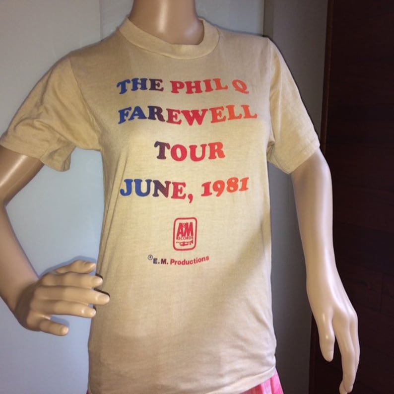 Phil Q Farewell Tour June 1981 A and M Records
