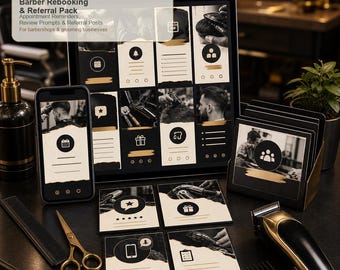 Barber Rebooking And Referral Kit