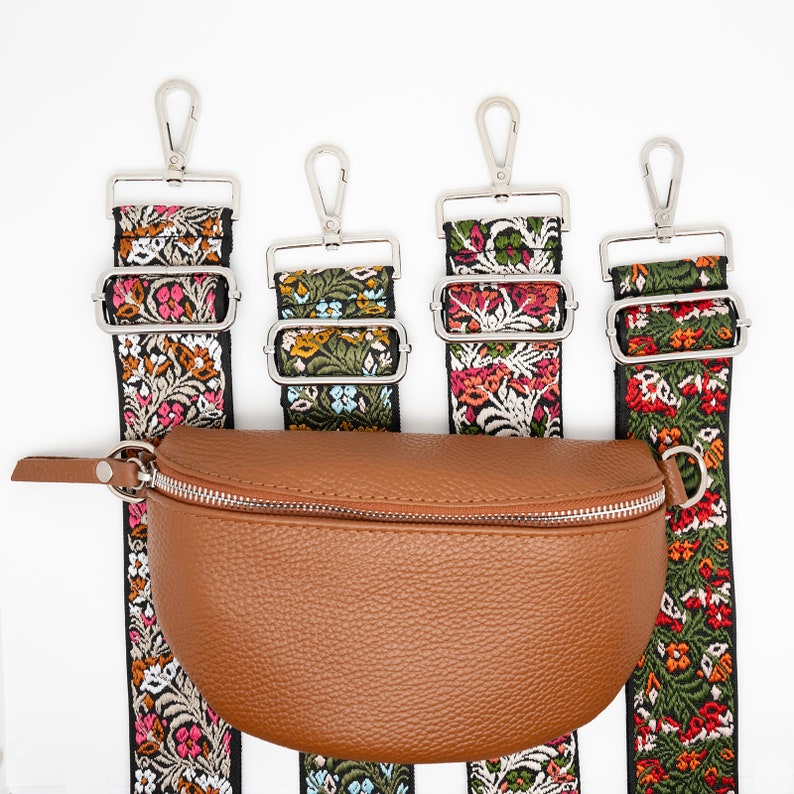 •TAOS• cognac leather crossbody bag