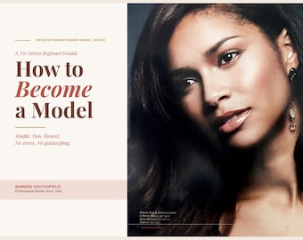 How to Become a Model - No-Stress Beginner's Guide to Modeling - Digital PDF Download