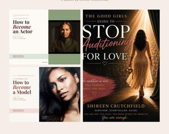 Acting Modeling Guides + Self Help Workbook Bundle (3 PDF)