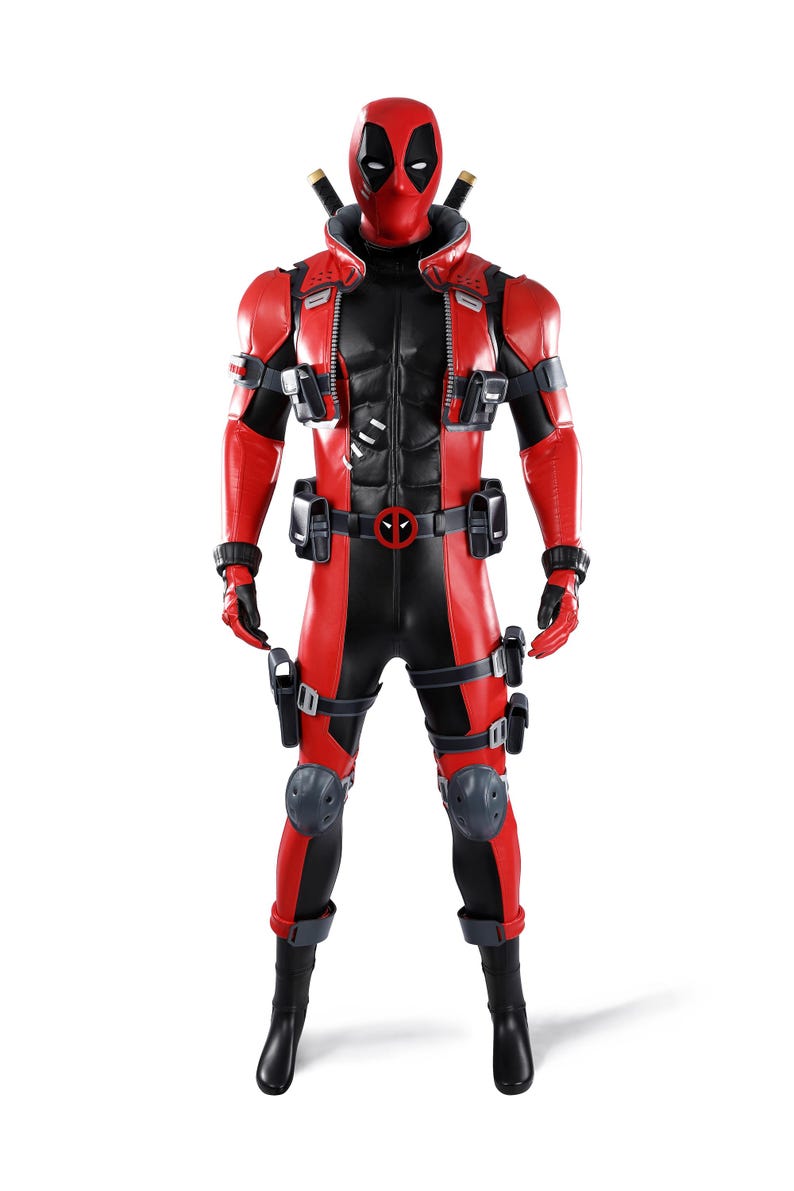 Deluxe Deadpool Cosplay from Marvel Rivals, Premium Gaming Bodysuit Men, Custom Size Comic Con Outfit, Superhero Tactical Suit immagine 1