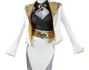 Overwatch Domina Cosplay Costume, New Hero Domina Cosplay Suit, Latest Overwatch Character Outfit, Superhero Halloween Costume Women