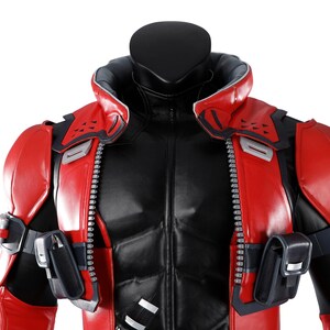 Deluxe Deadpool Cosplay from Marvel Rivals, Premium Gaming Bodysuit Men, Custom Size Comic Con Outfit, Superhero Tactical Suit immagine 5