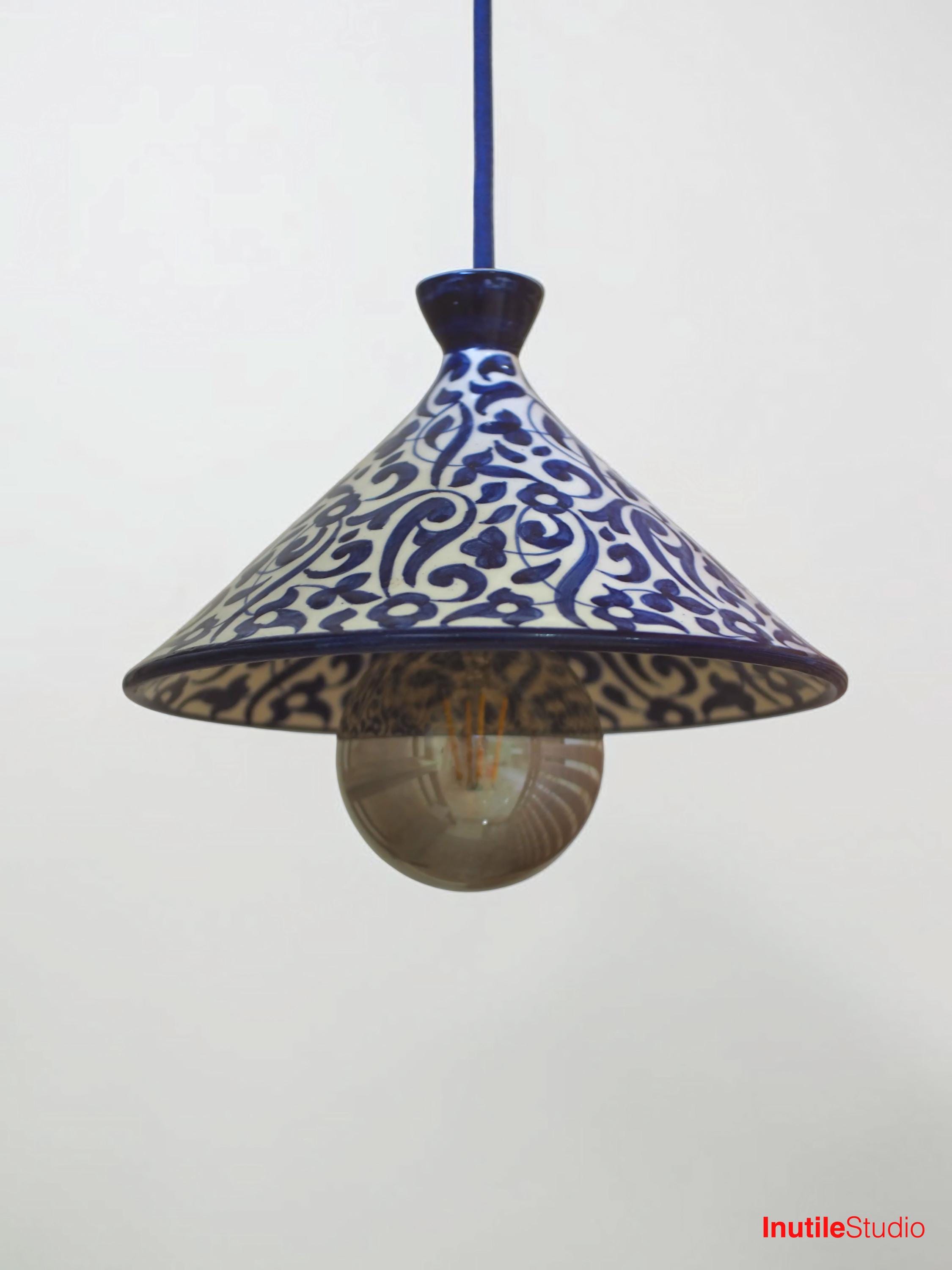 Pattern Fabric Pendant Light - Etsy