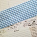 3 Yds Vintage Gingham Pale Blue Trim Ribbon | Yardage | NOS | 2 5/8" Wide | LAST ONES