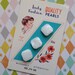 Kitsch Antique Original Quality Mother of Pearl Button Cards | 5/8" | Self Shank Buttons | NOS | Iridescent | White, Ivory | 15 Cent