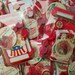 25 pcs Vintage Small Red Ephemera Packs Mini Paper Junk Journal Altered Art Kit Inspiration Tickets