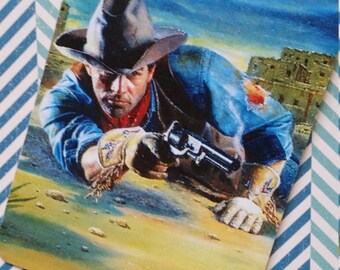 Vintage Wild West Cowboy Playing Cards