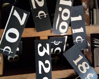Dozen Antique General Store Price Tags