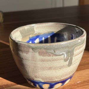 Blue Striped Bowl