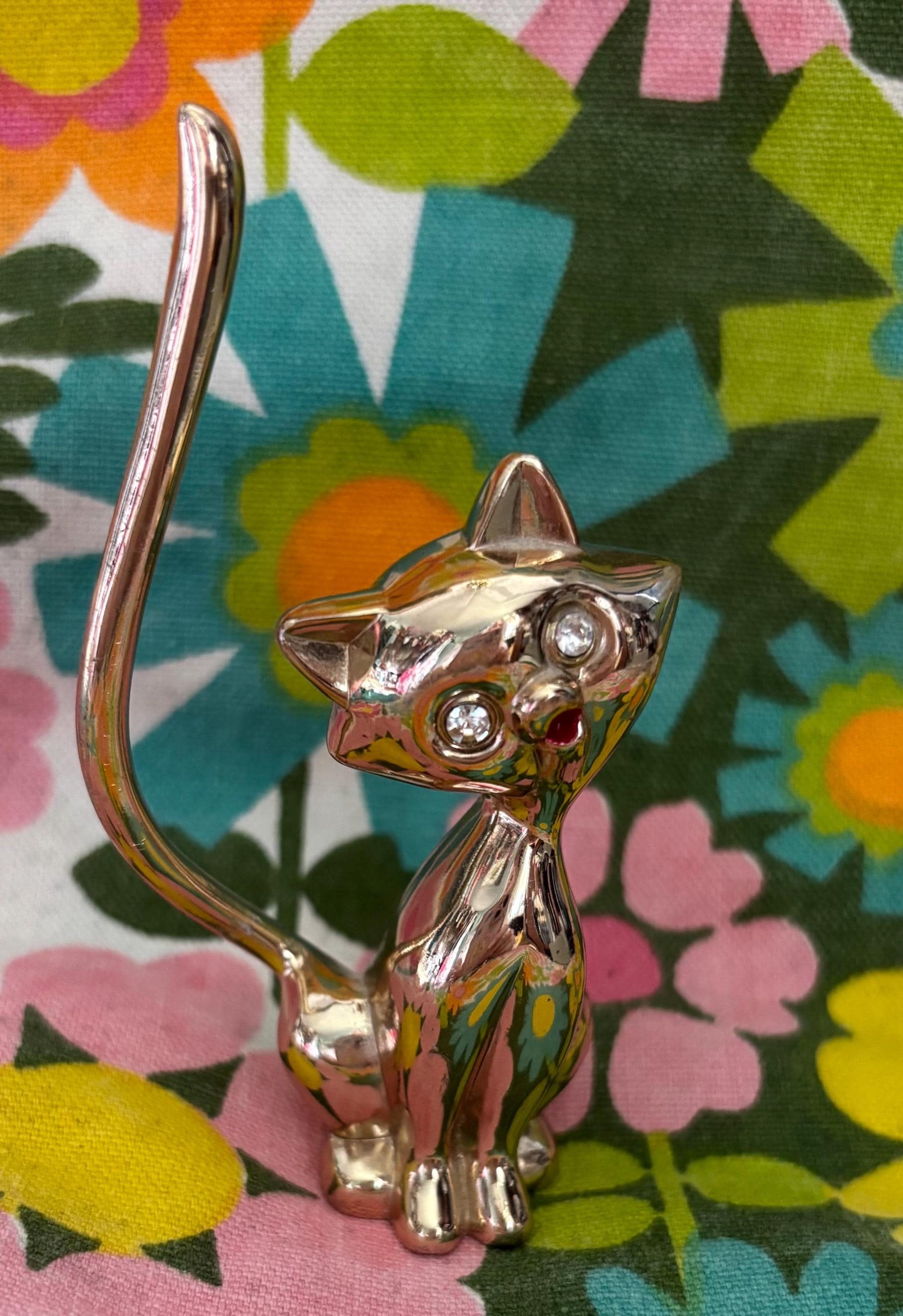 Vintage Cat Ring Holder - Etsy