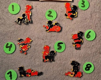 naughty DEVIL pins, 8 different styles to choose from