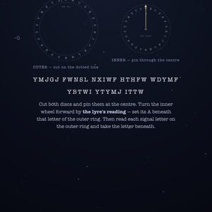 Casse-tête Chasse aux chiffres PDF - L'observatoire - Jeu de décryptage visuel Star-Cipher - Salle d'évasion d'astronomie à imprimer - Décodez le ciel nocturne image 4