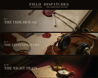 Cipher Hunt Bundle PDF - Latchworks Field Dispatches I-III - 3 Codebreaking Escape Room Games - Printable Spy Mystery Set for Adults