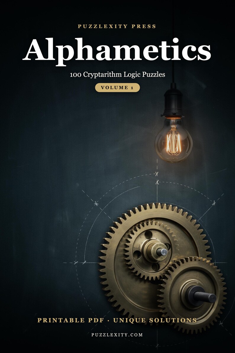 Rompecabezas alfabéticos imprimibles en PDF / 100 acertijos de lógica criptográfica (descarga instantánea) imagen 2