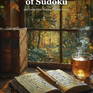 Large Print Sudoku Puzzles | 500 Easy to Expert Levels (PDF Download) image 2