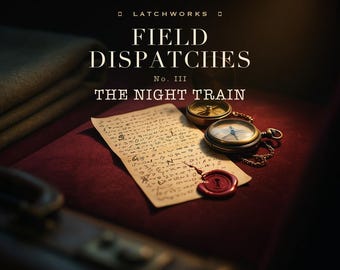 Cipher Hunt Puzzle PDF - The Night Train - Codebreaking Chase Game - Printable Spy Escape Room for Adults - Seven Ciphers to Crack