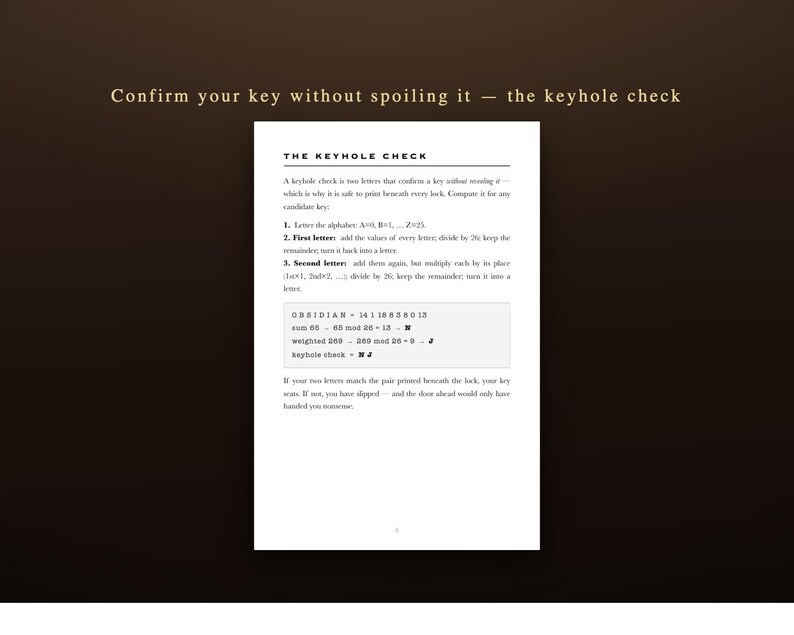 The Keyholders Vol I: Encrypted Cipher Hunt Puzzle Book for Adults (Digital Download) image 4