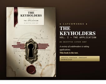 The Keyholders Band I: Rätselbuch für Erwachsene (Digitaler Download)