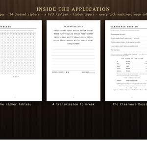 The Keyholders Vol I: Encrypted Cipher Hunt Puzzle Book for Adults (Digital Download) image 2