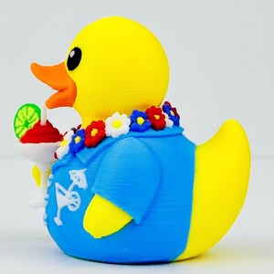 Tropical Cruise Duck | Cruise Ducks | Hawaiian Shirt, Lei & Tropical Drink Collectible | Cruise Gift image 8
