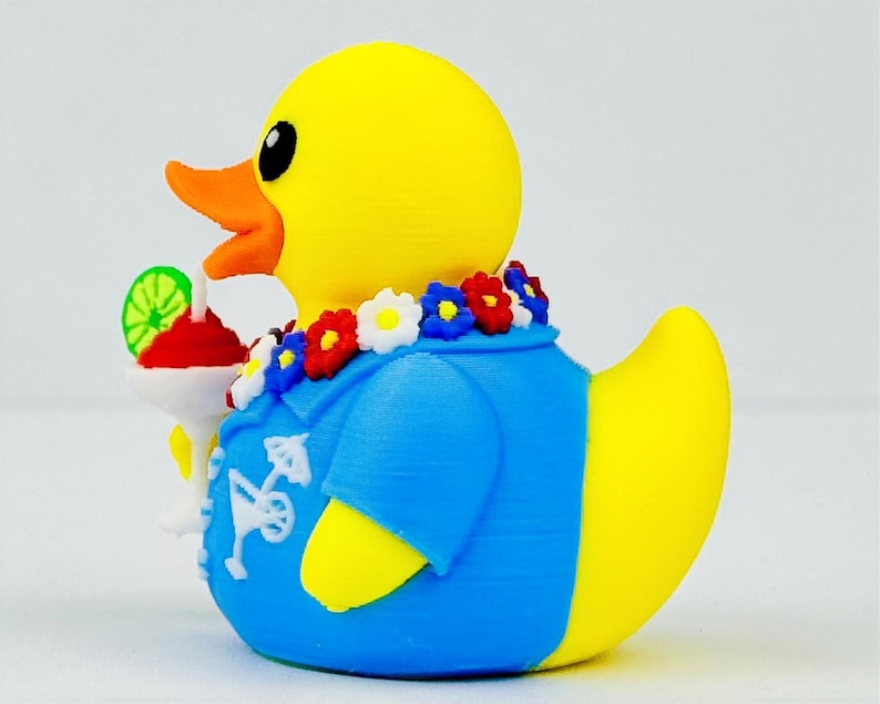 Tropical Cruise Duck | Cruise Ducks | Hawaiian Shirt, Lei & Tropical Drink Collectible | Cruise Gift image 8