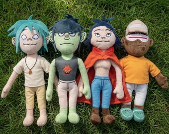 Gorillaz Kidrobot Russell Vinyl Figure Toy Statue Collector's Item