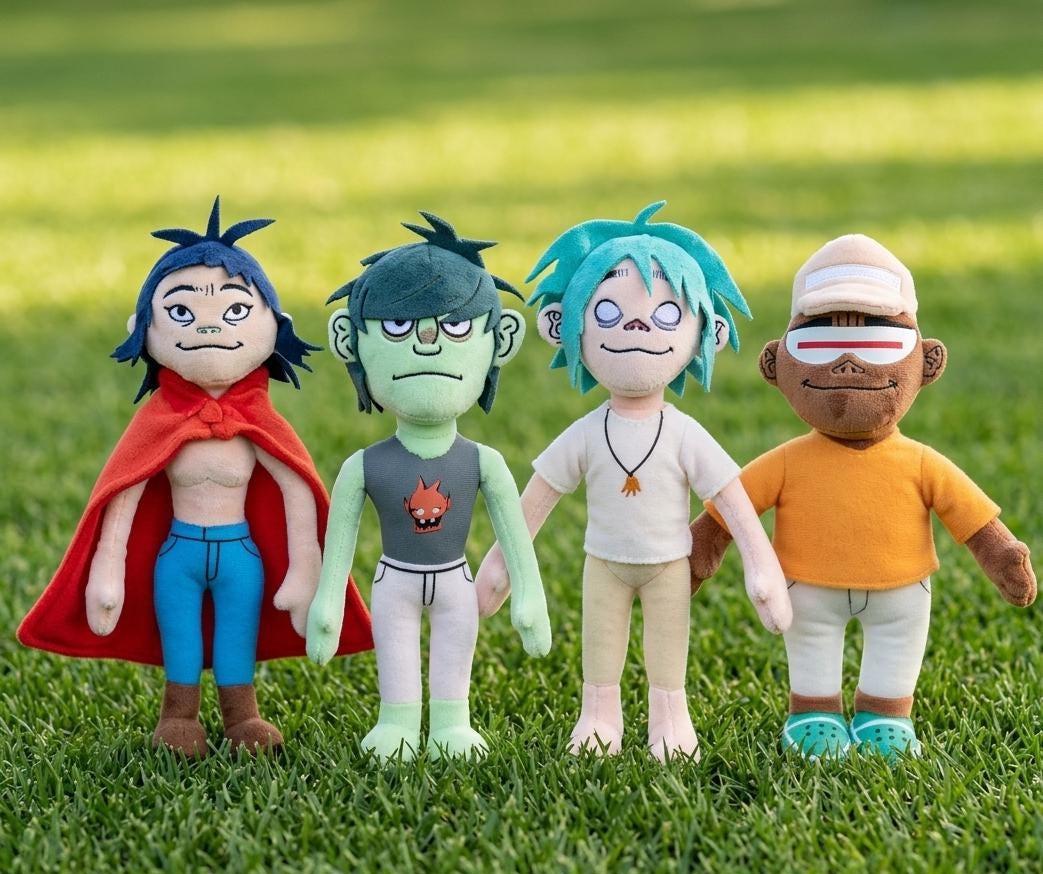 2d gorillaz plush - Etsy 日本