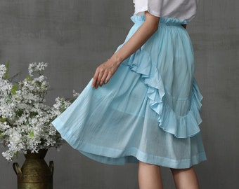 Circle Ruffle Skirt - Etsy