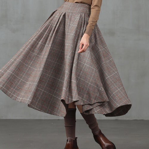 winter skirts wool